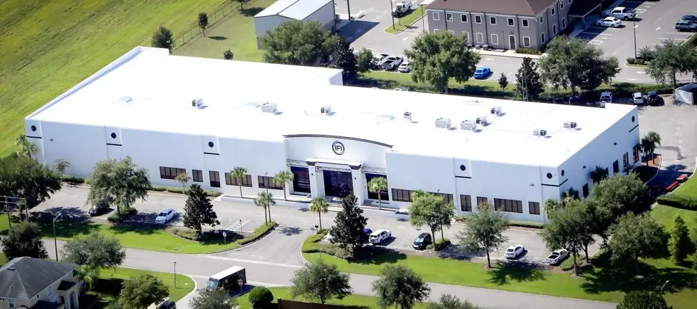 Aerial shot of the Office